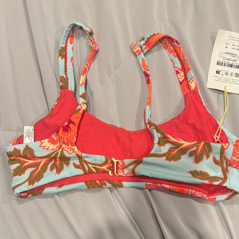 Maaji Floral Reversible Bikini Set Size L NWT - Picture 8 of 11